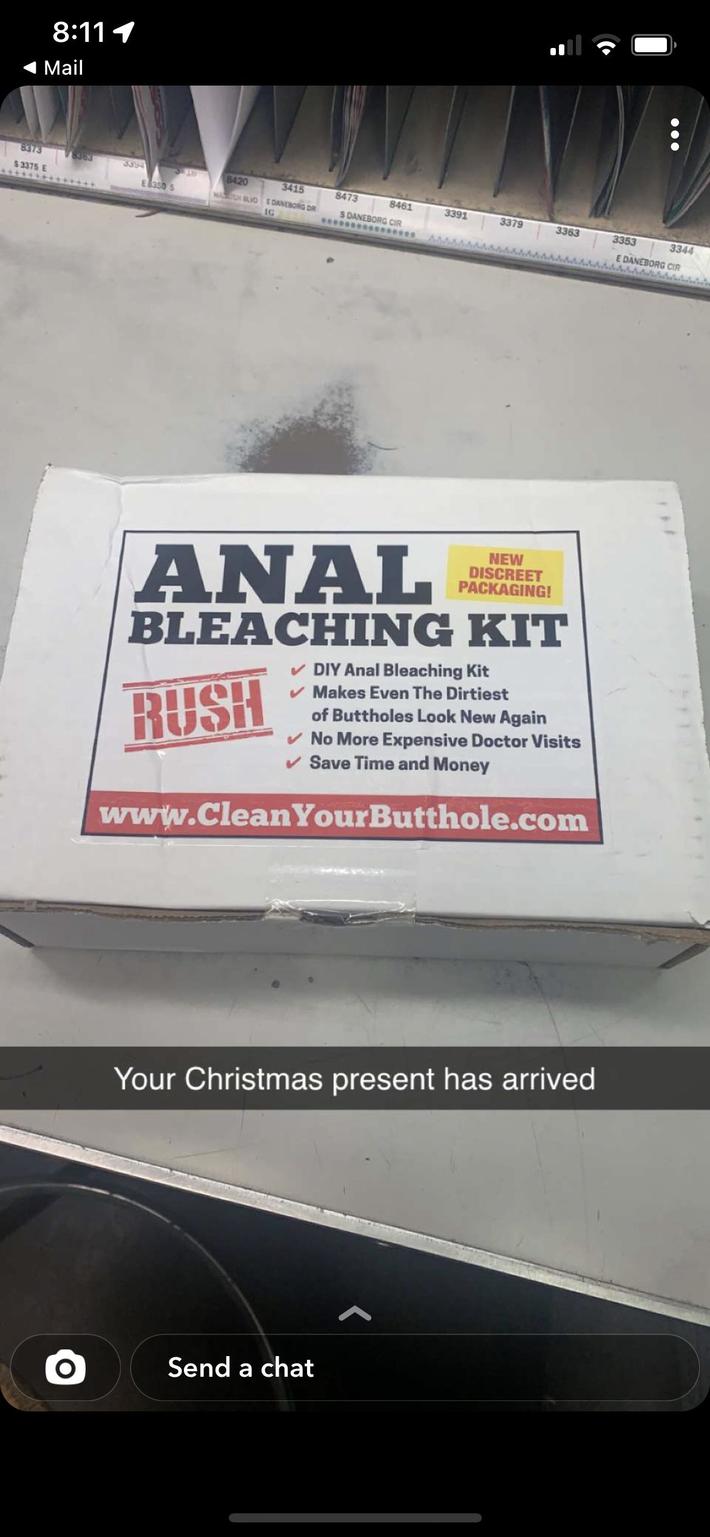 My brother thinks he’s funny.