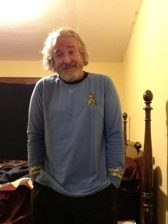 After a 12 hour shift came home, went out with the dog and was stopped by my local Police Department and questioned. They said I matched the description of someone who was acting funny in the neighborhood. This is what I’m wearing.