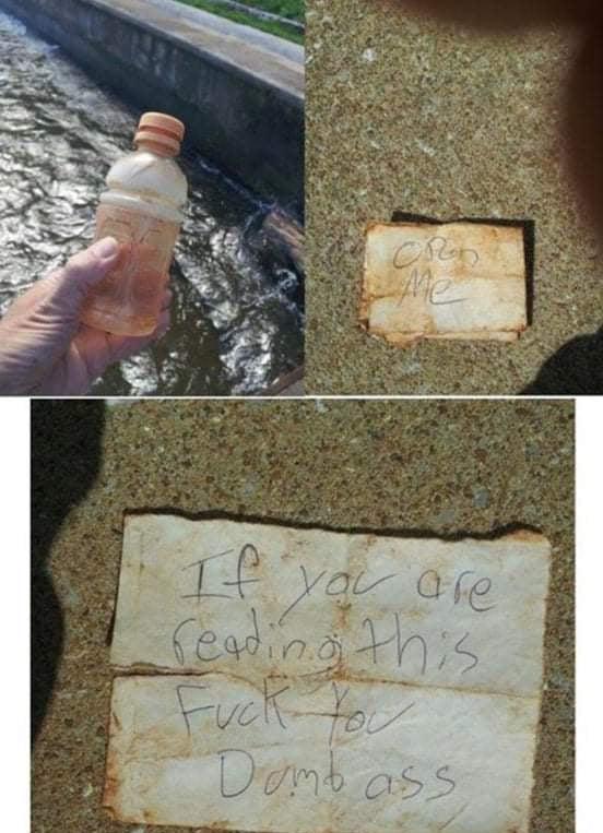 letter in the bottle