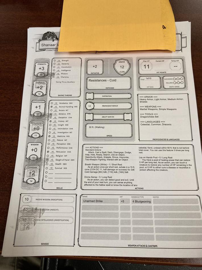 Received an application today. Here is the “resume” that was with it.