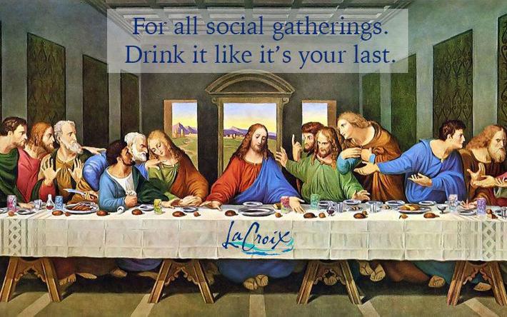 I almost failed my marketing class at my private Roman Catholic University for this "Create an ad" assignment (I'm Jewish btw)