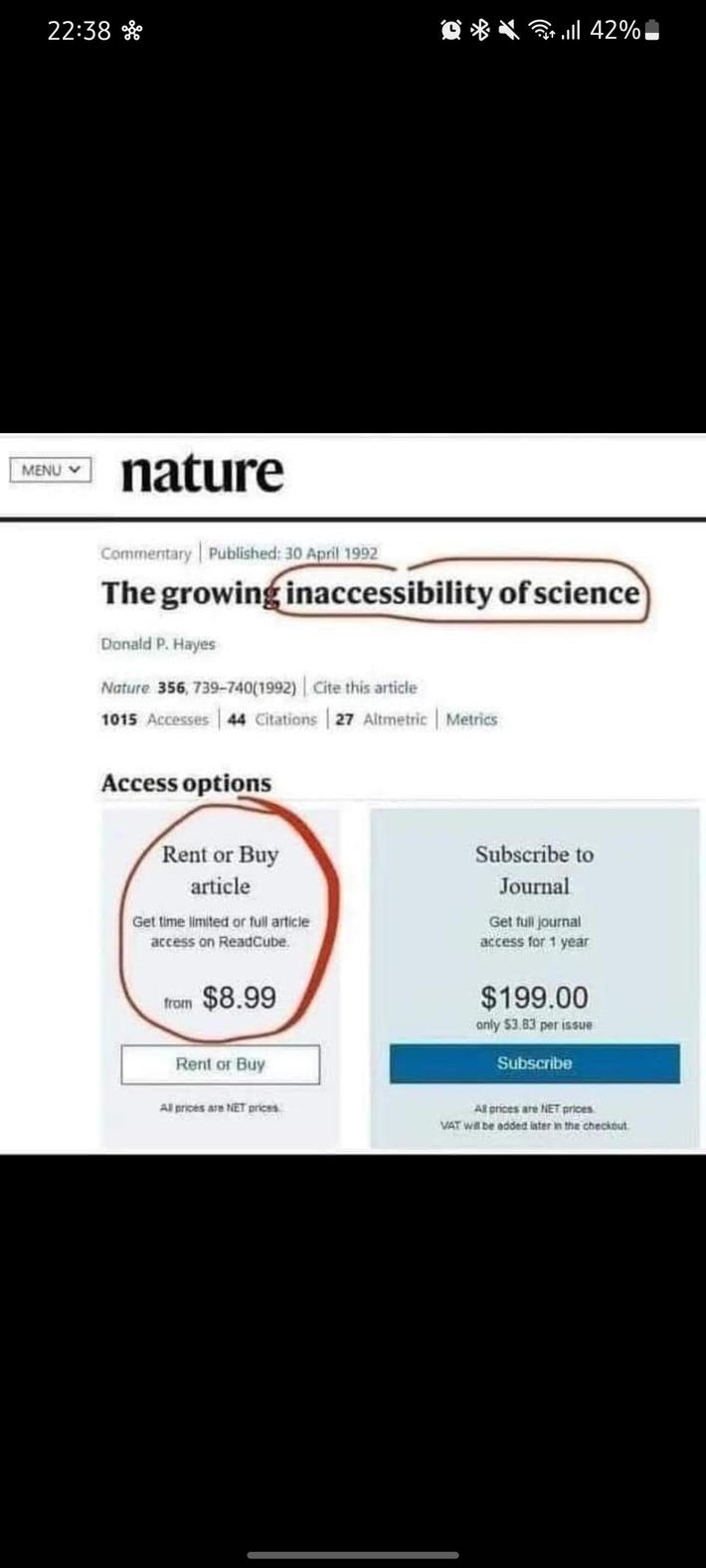 Irony.