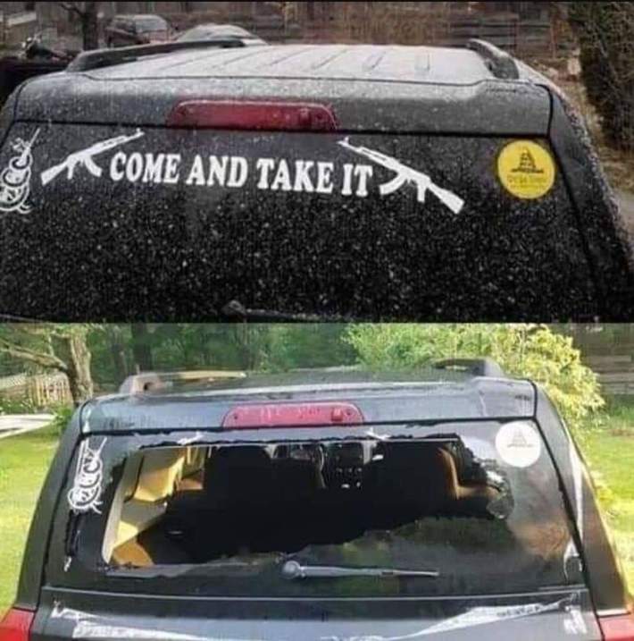 They took it.