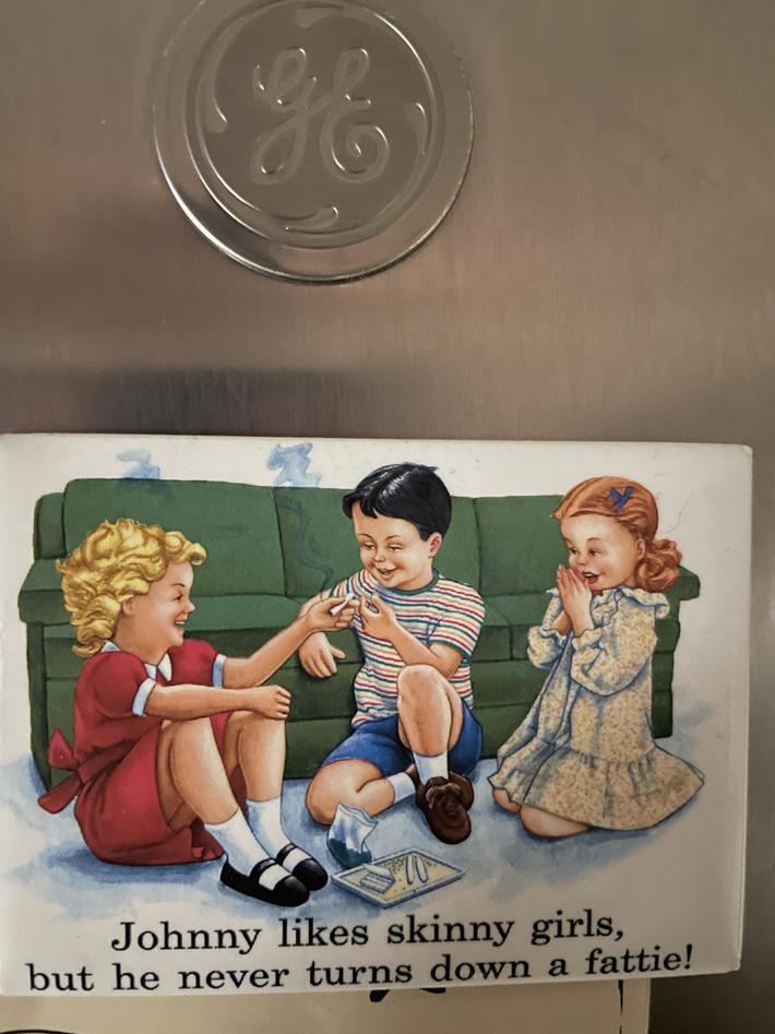 This magnet I’ve had since college