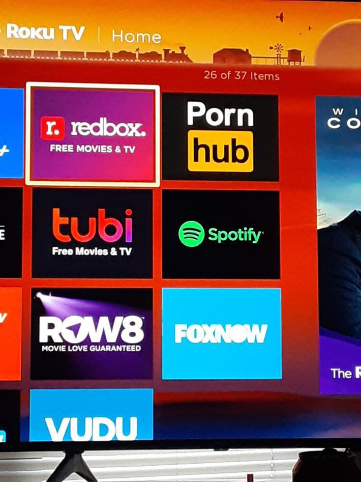 This is on my dads roku