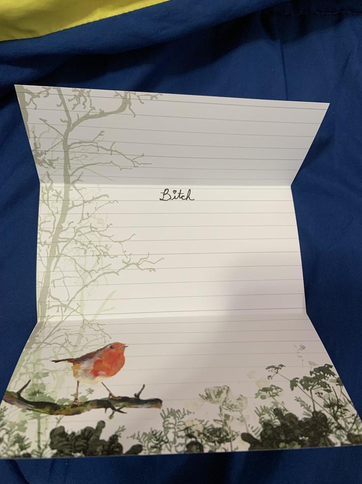 My brother who lives a few states away sent me a letter through the mail