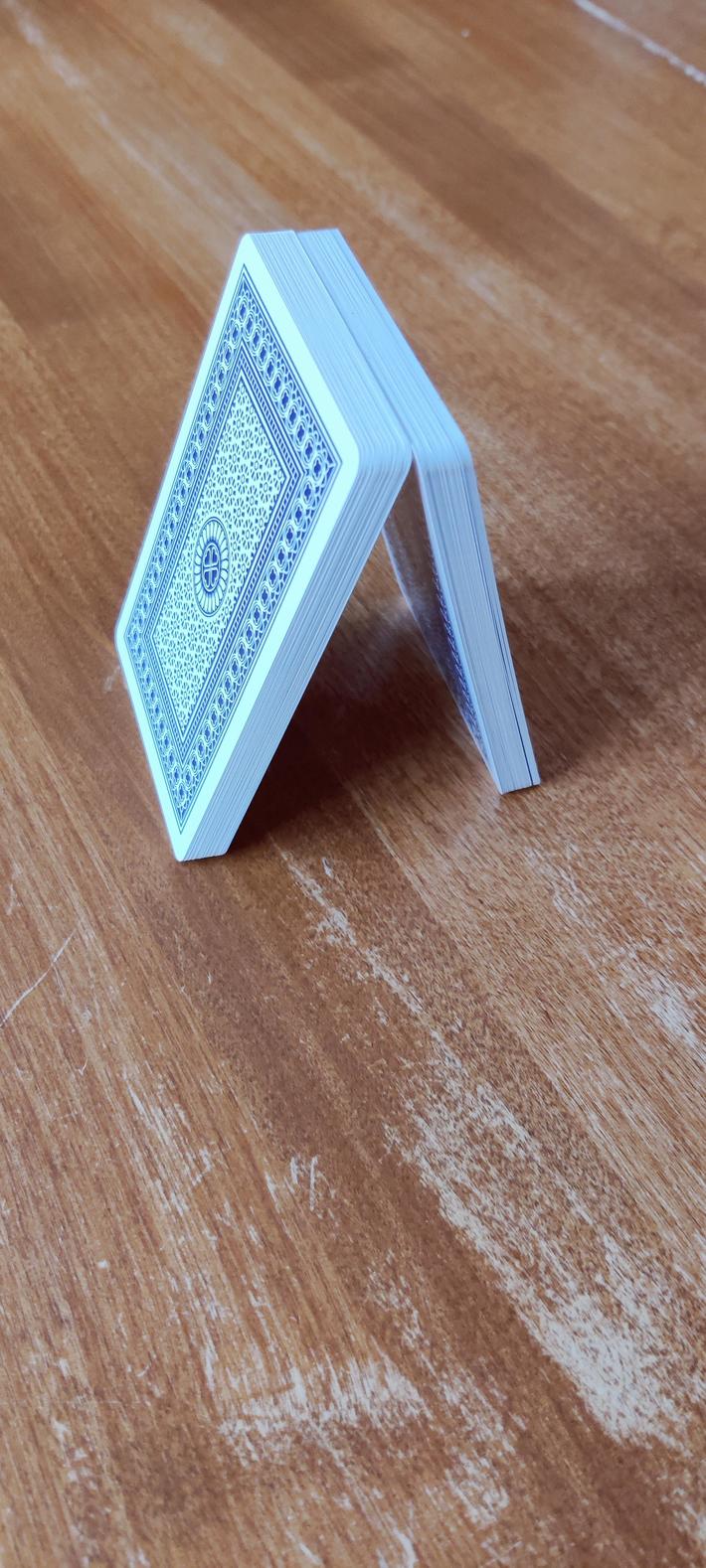 Finally managed to build a house of cards with all 52 cards!