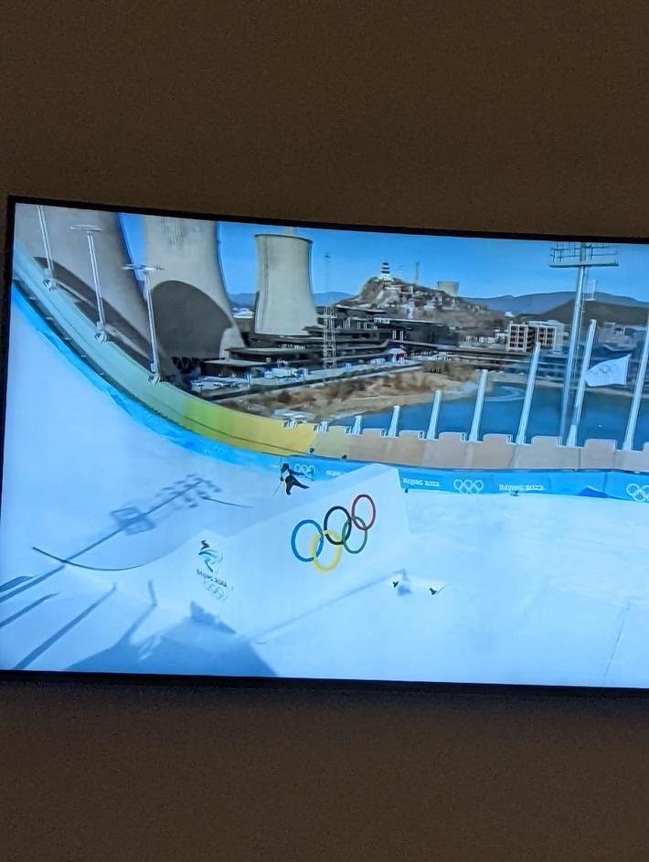 Is the Olympic freestyle jump happening next to a nuclear power plant?!