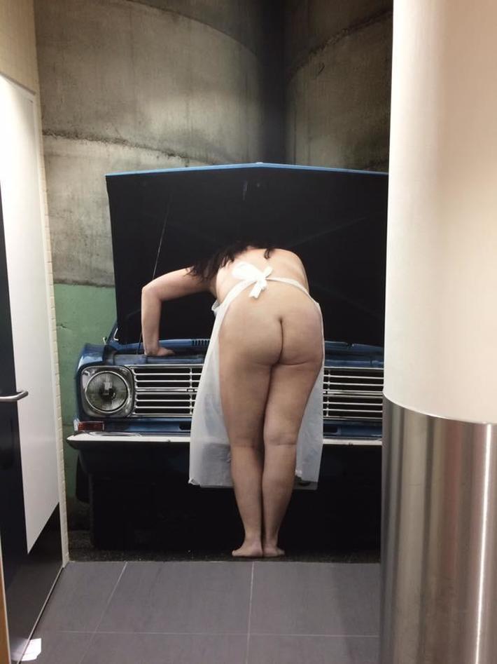 Woman’s bathroom at the Sola airport, Stavanger, Norway!