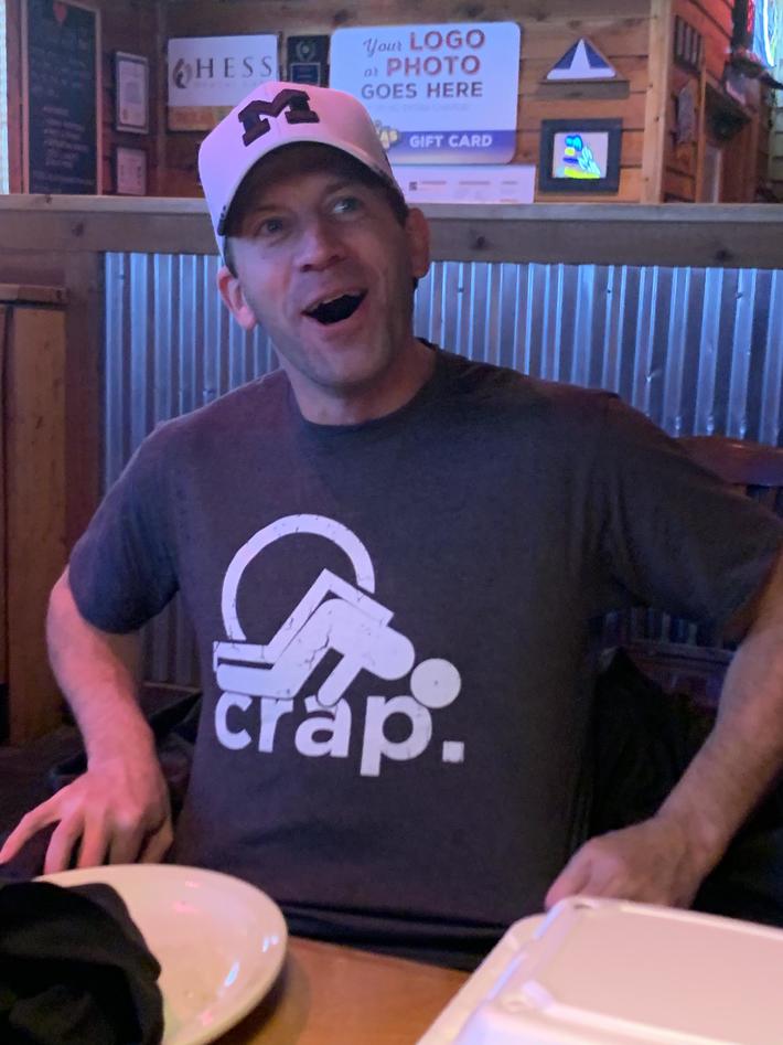 My friend is a paraplegic and wore his Christmas gift for the first time. Everyone seems to approve of it!