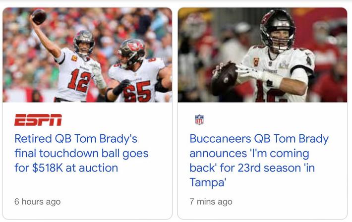 That ball’s value deflated a lot in six hours!