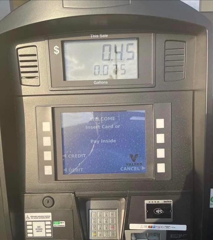 Who's out here riding on a teaspoon of gas?