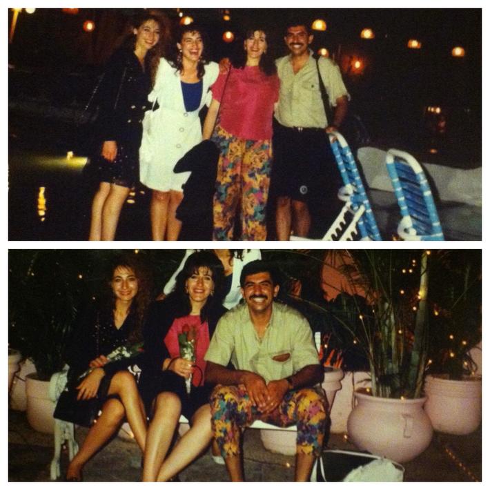 (OC) 1988: My dad was denied entry to a club in Mexico bc he was wearing shorts so my mom gave him her pants