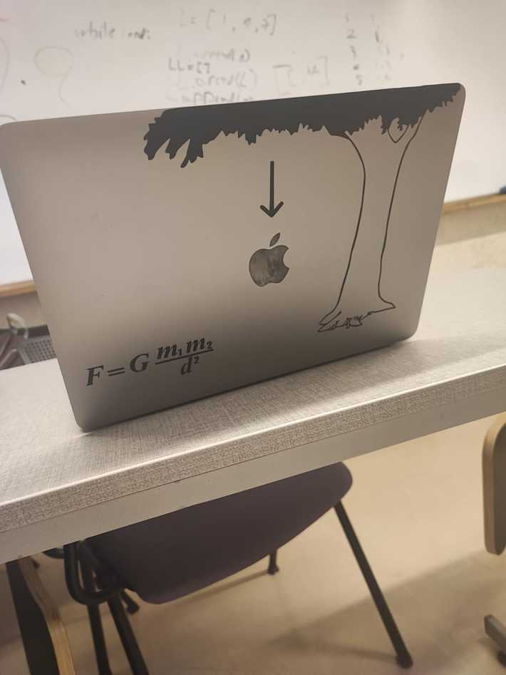 My professors MacBook