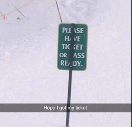 double checks for ticket