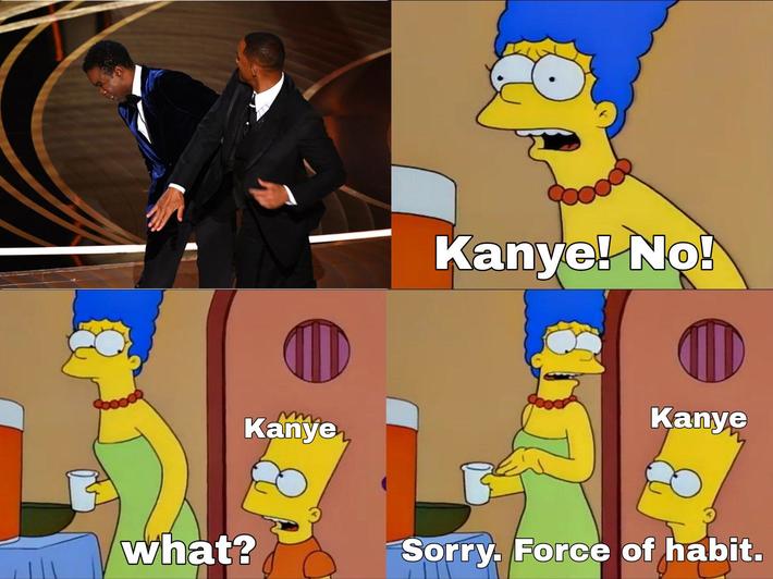 not him for once