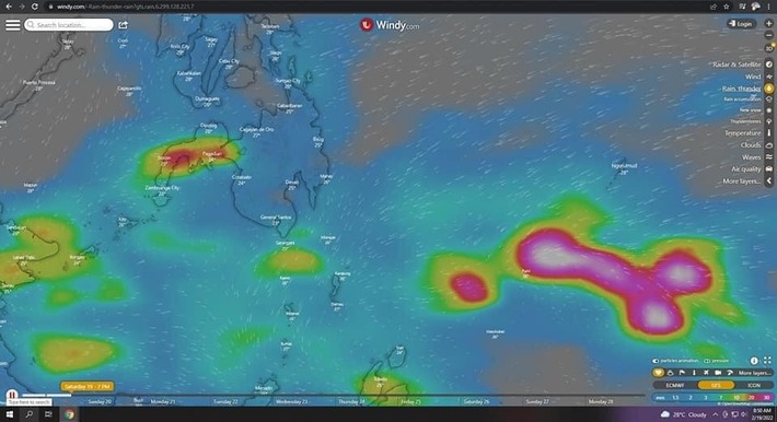 I wonder why there is a heavy shower