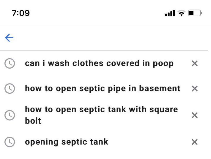 Wanna know how my Monday went? Start reading from the bottom to top.