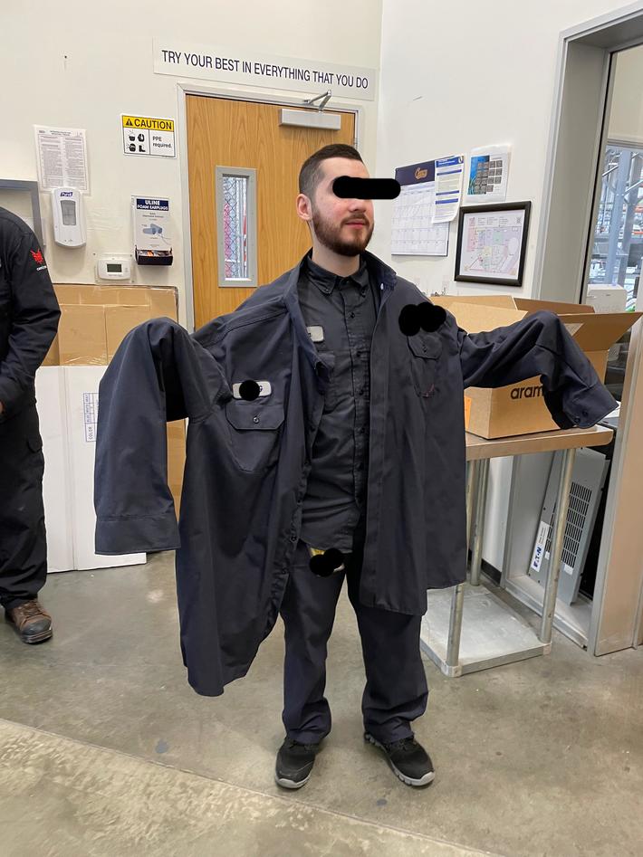 Ordered eight extra large shirts; received eight 8XL shirts