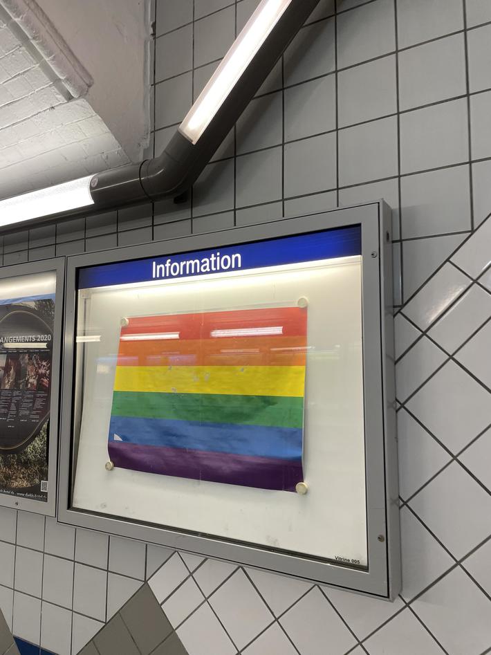Attention all passengers: For your information: Gay people exist.
