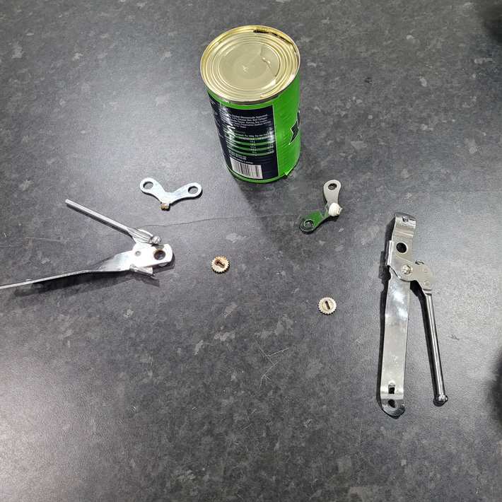 I just wanted to open a can of hot dogs...