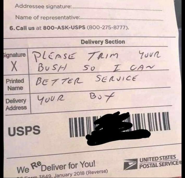 My neighbor got this notice in their mail box