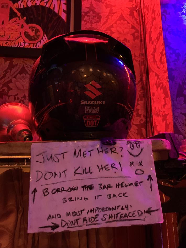 Very thoughtful move by Merchants bar in Oakland, CA.
