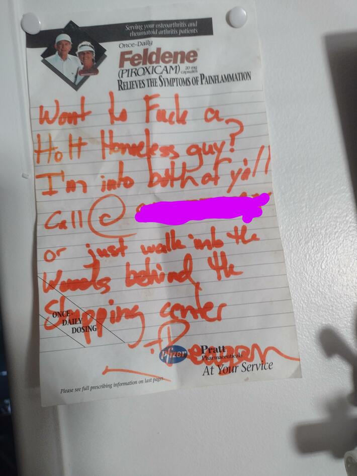 some guy gave my friend this letter.