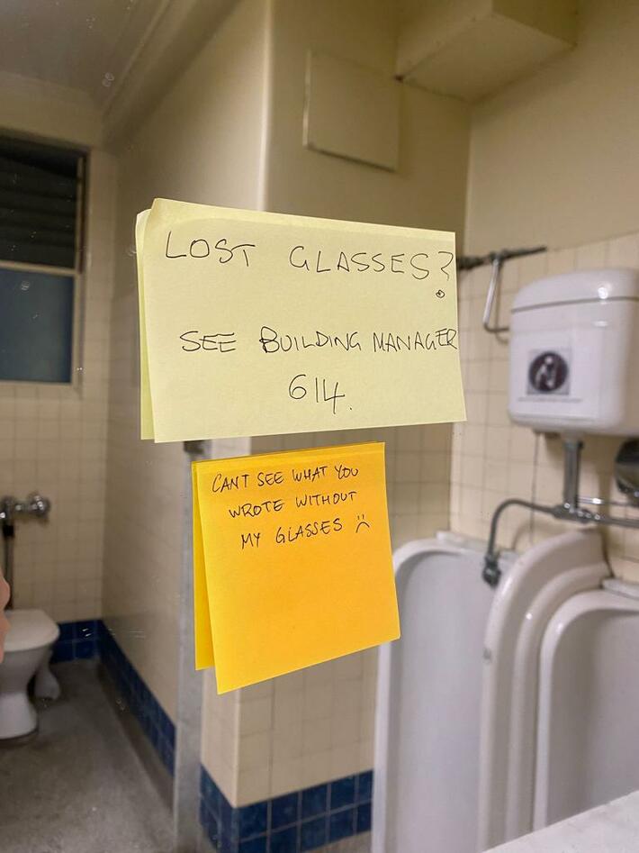 Anyone lost their glasses?