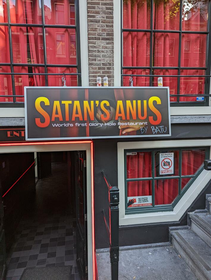 A restaurant I saw in Amsterdam this weekend