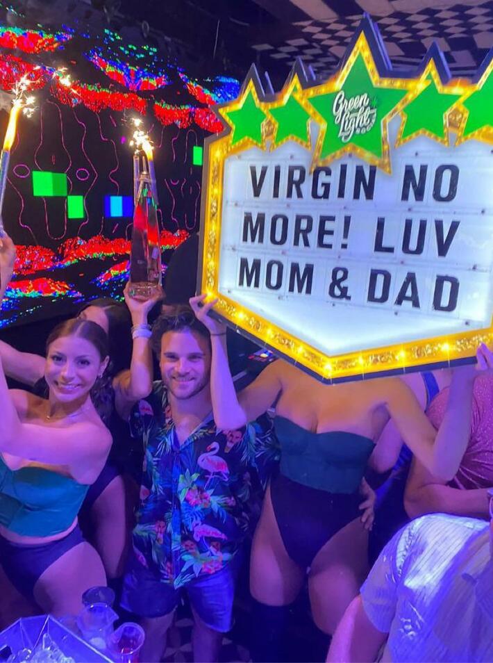 My 37 year old friend finally got laid so we went to the clubs to celebrate