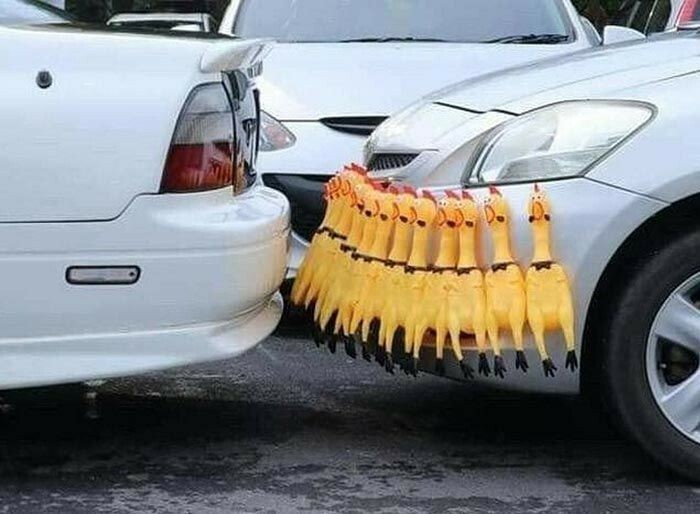 how to stop hitting cars while parking