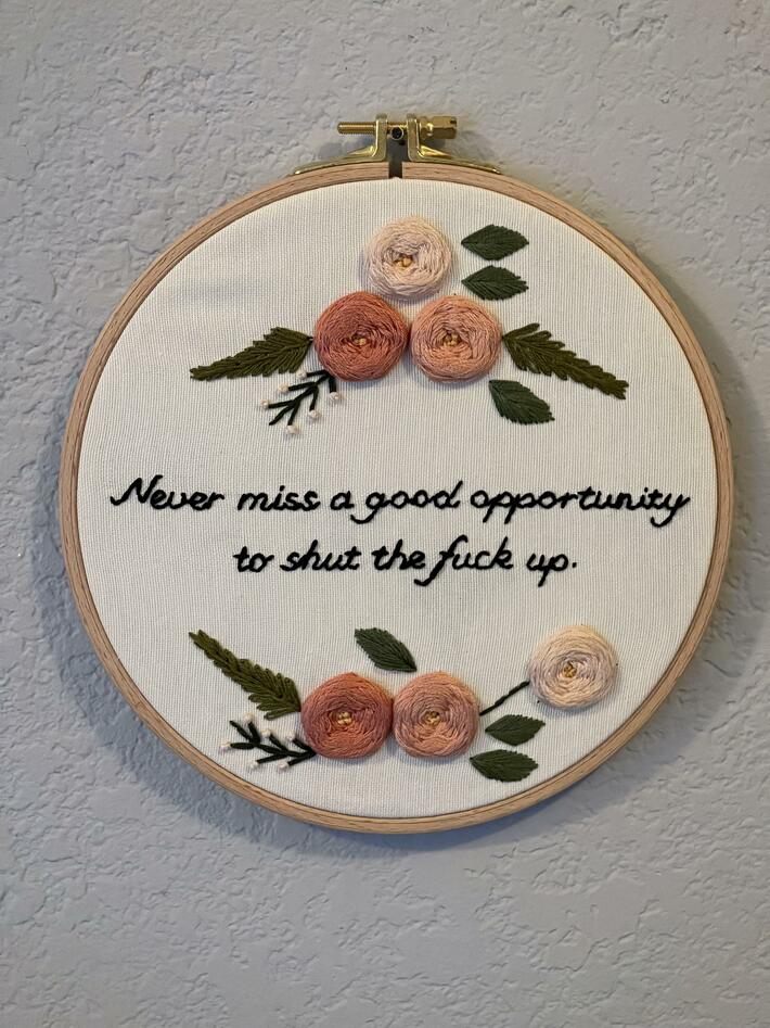 My custom embroidery finally arrived!