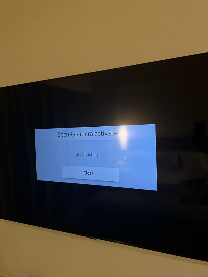 TIL you can change a hotel TVs welcome message