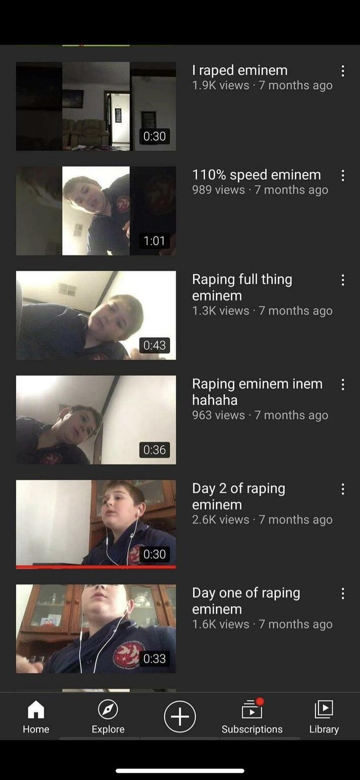 Is anyone gonna tell him?