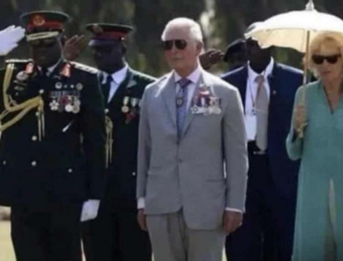 First day without his mom, look at the buttons on his suit jacket