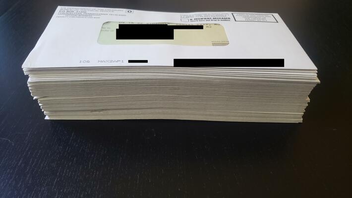 Asked for a refund on college loan payments - I received 63 separate checks