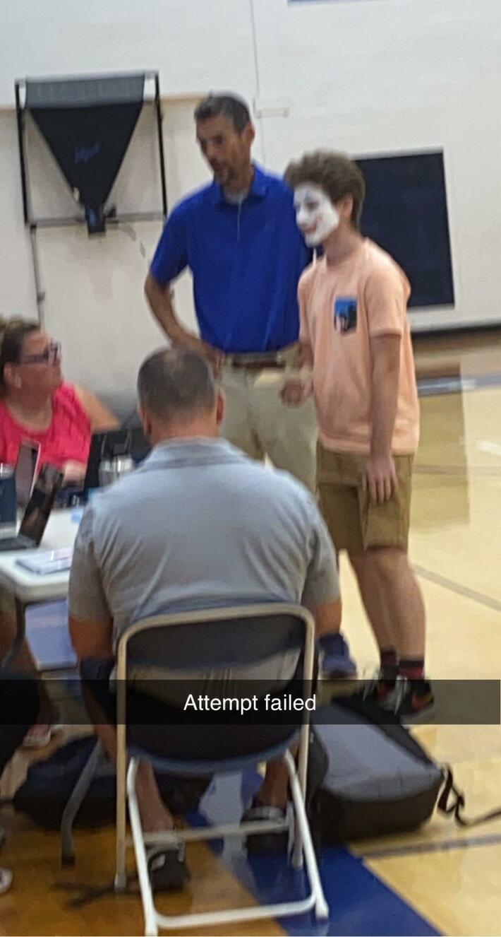 My picture day makeup wasn’t accepted.