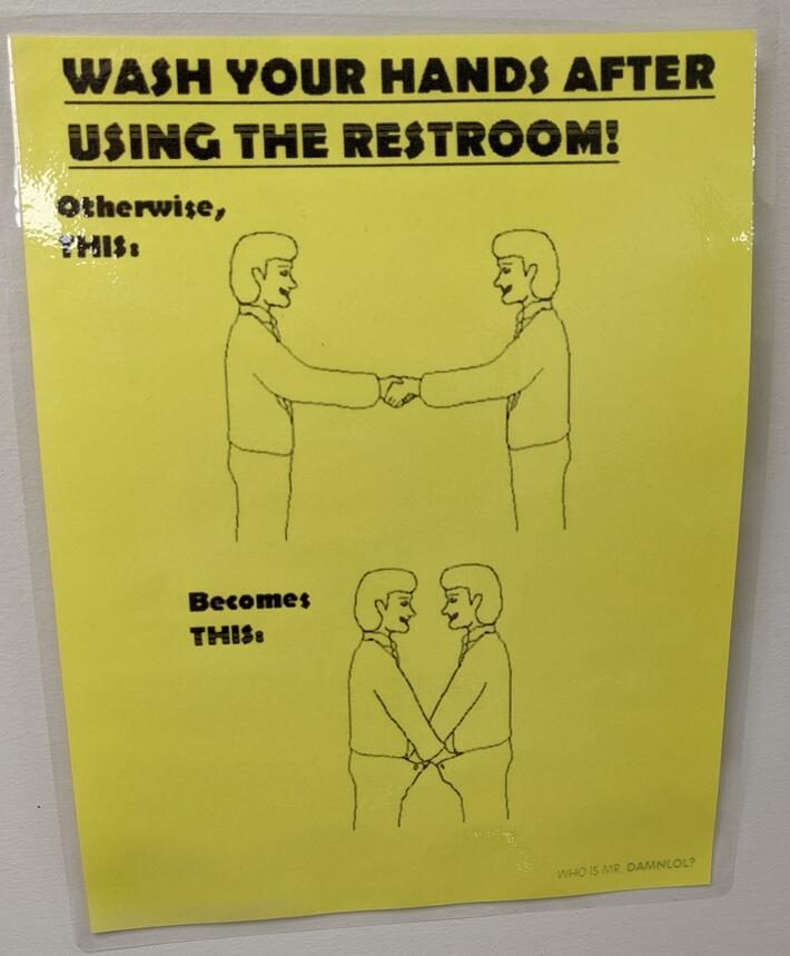 Sign in the men's room at my local brewpub.