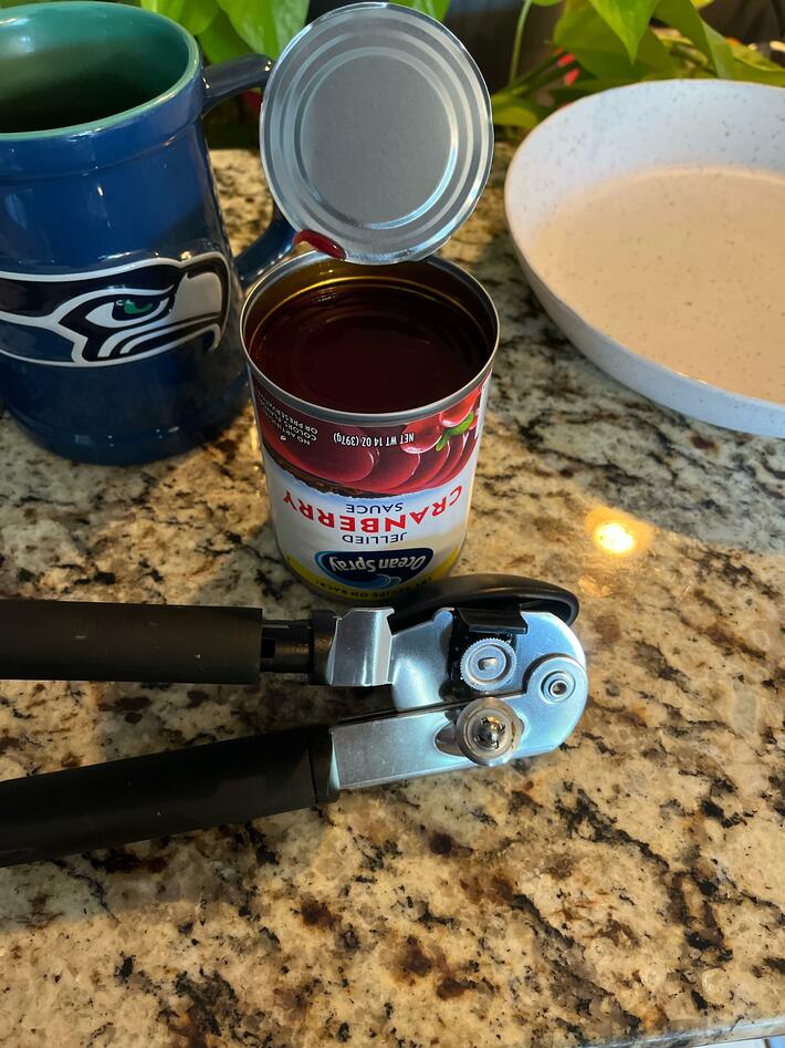 I helped today- wife told me to stay out of the kitchen. This is what I was allowed to do.