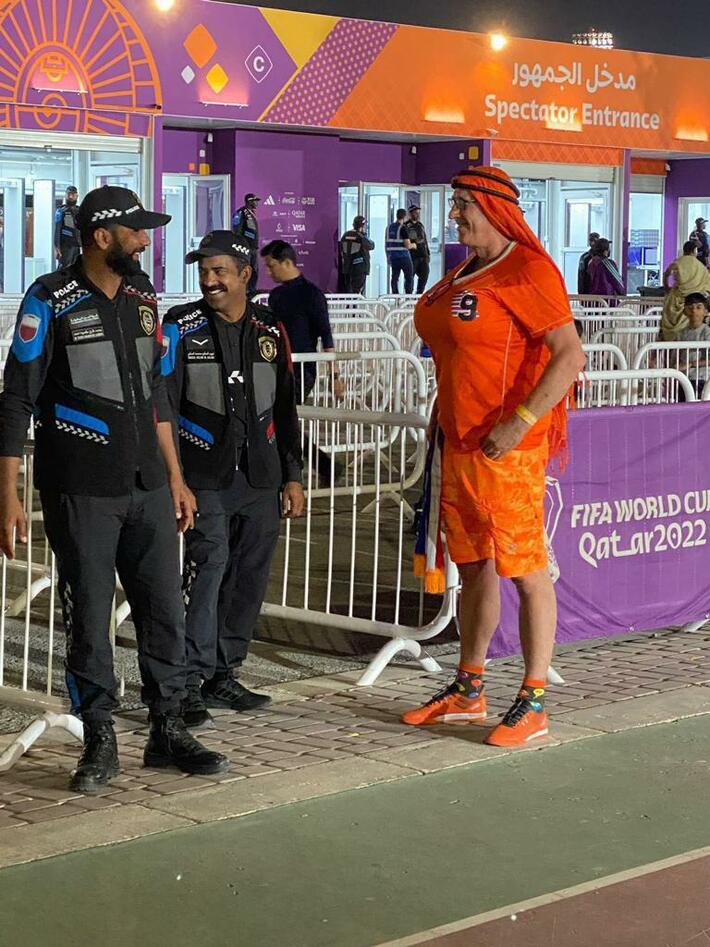 Who said the qatar police have no sense of humor.