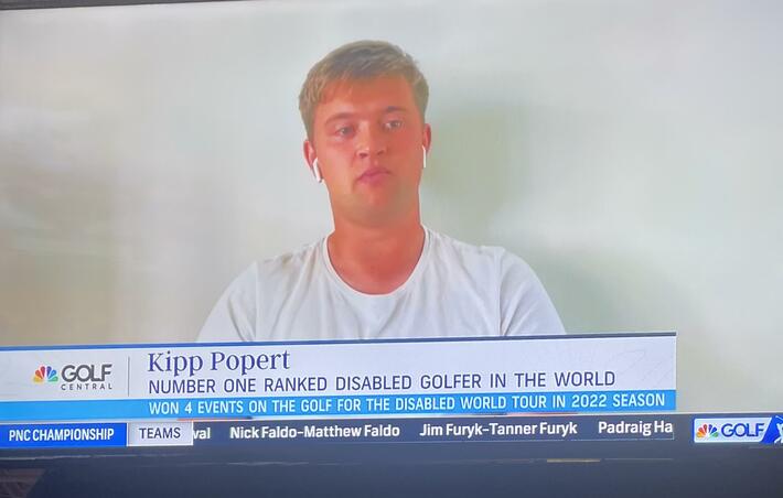 Is it rude to ask what his handicap is?