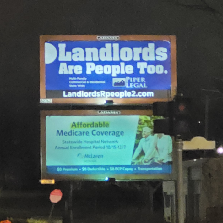 Landlords are people??