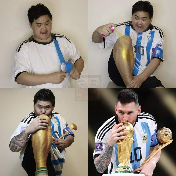 [Colourised, 2022] Argentina and Messi wins the World Cup