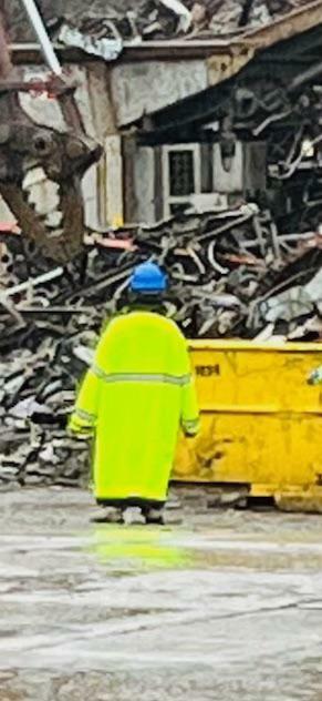 Work supplied raincoats to the crew but Jose who is 5’1 showed up late and the only one left was a XXL.