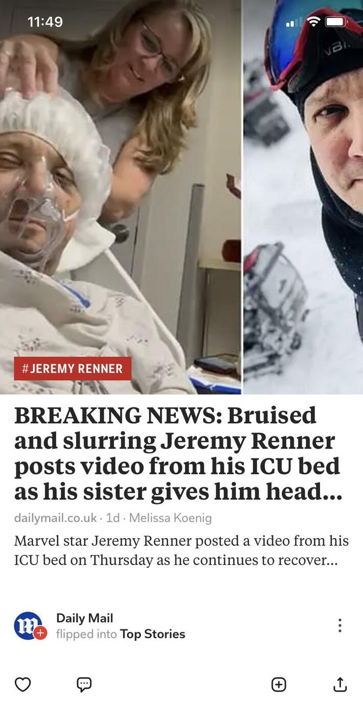 Unfortunate headline cropping in Flipboard…