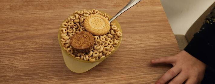 My six year old got up and made his own breakfast this morning