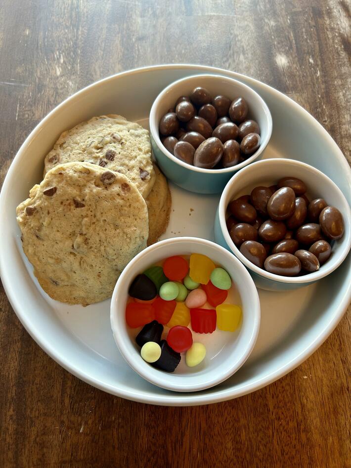 Manfriend thinks adding Cadbury mini eggs to Jujubes is ok. I’m dating a psychopath.