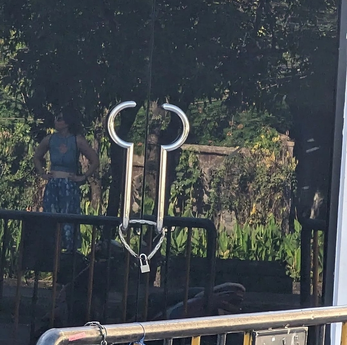 Legit thought this was a penis door. (My friend)