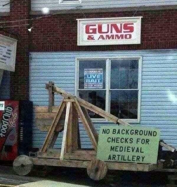 You wanna fight? Hold on let me go get my catapult